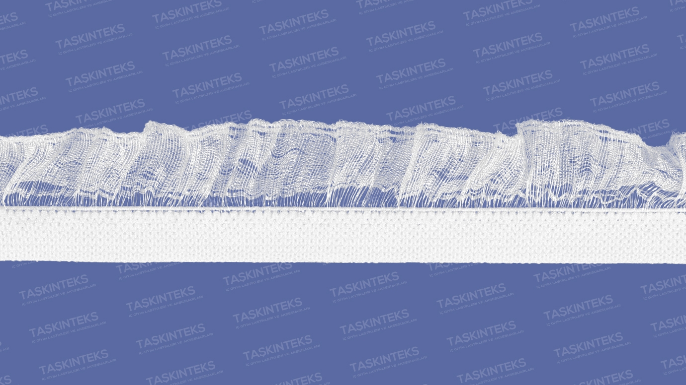 15 MM Shiny Tulle Ruffle Weaving